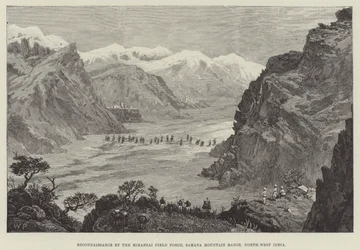 Ricognizione della Forza di Campo Miranzai, Catena Montuosa di Samana, India Nord-Occidentale